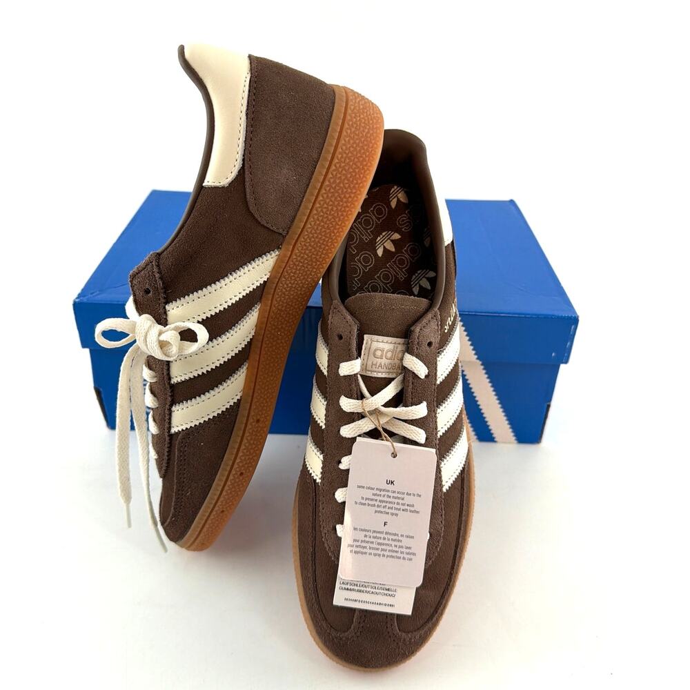 Adidas Women's Brown Handball Spezial Sneakers Shoes Size 8.5 - Picture 7 of 14